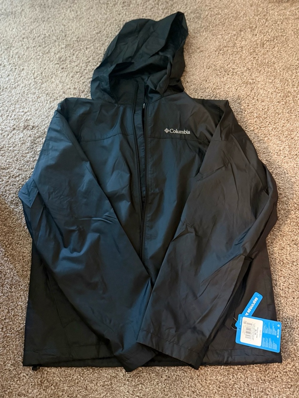 NWT Men’s Columbia Rain Coat Medium